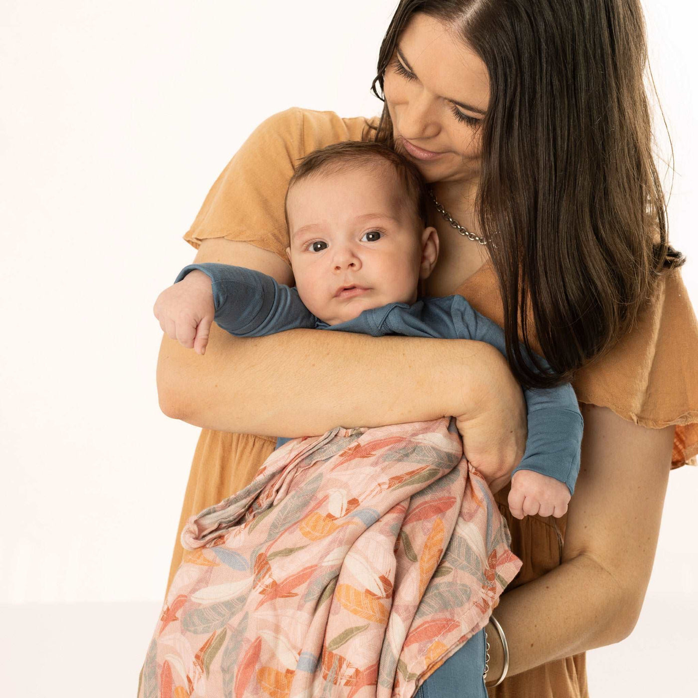 Large Bamboo-Cotton Muslin Swaddles