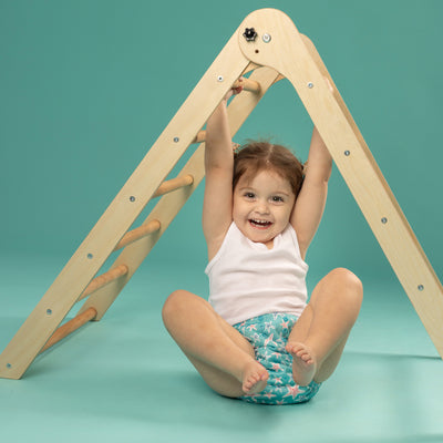 Toilet training pants for active toddlers