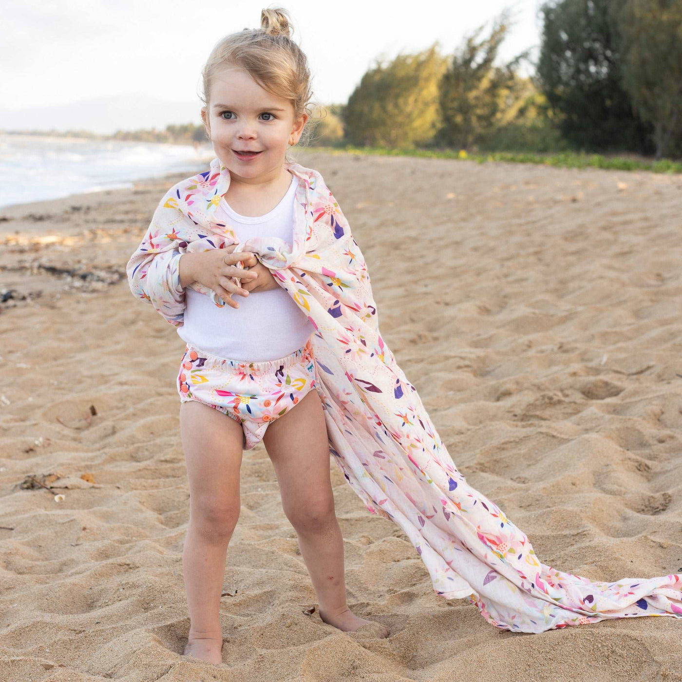 Large Bamboo-Cotton Muslin Swaddles