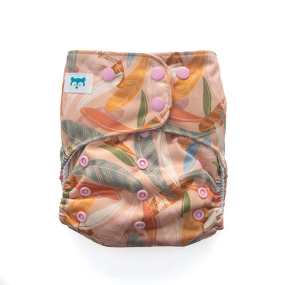 Cloth nappy Australiana design