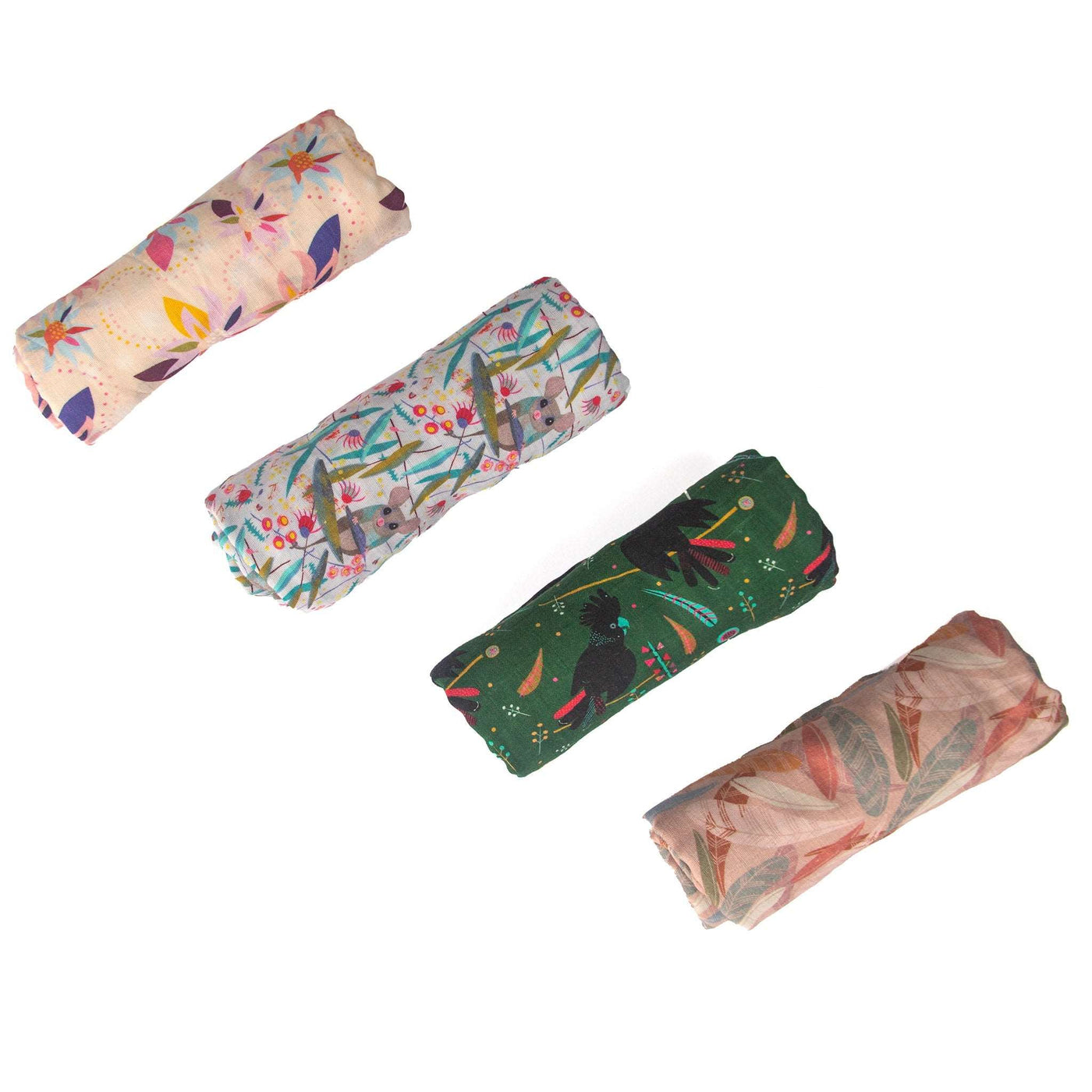 Large Bamboo-Cotton Muslin Swaddles