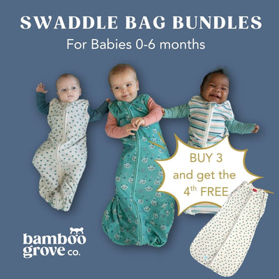 Swaddle Bag Bundle – Buy any 3, Get the 4th (0.5 TOG) FREE