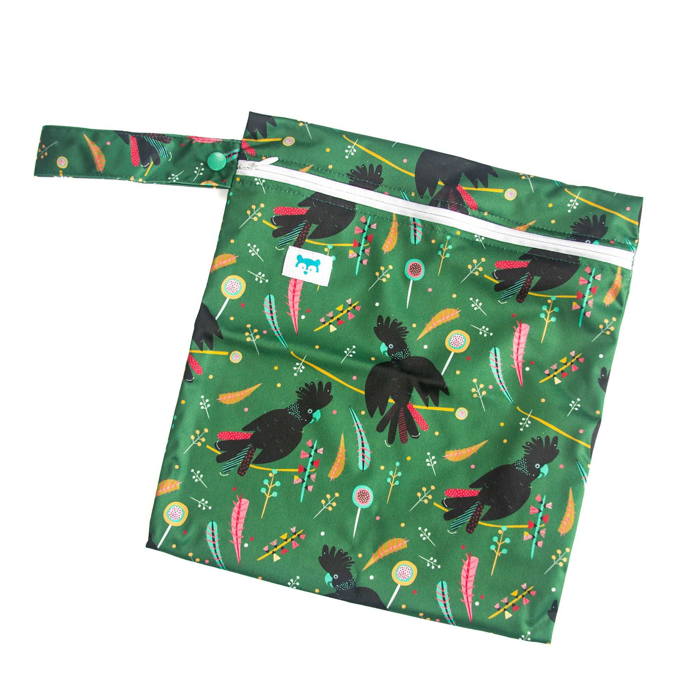 Wet bag with Australian birds